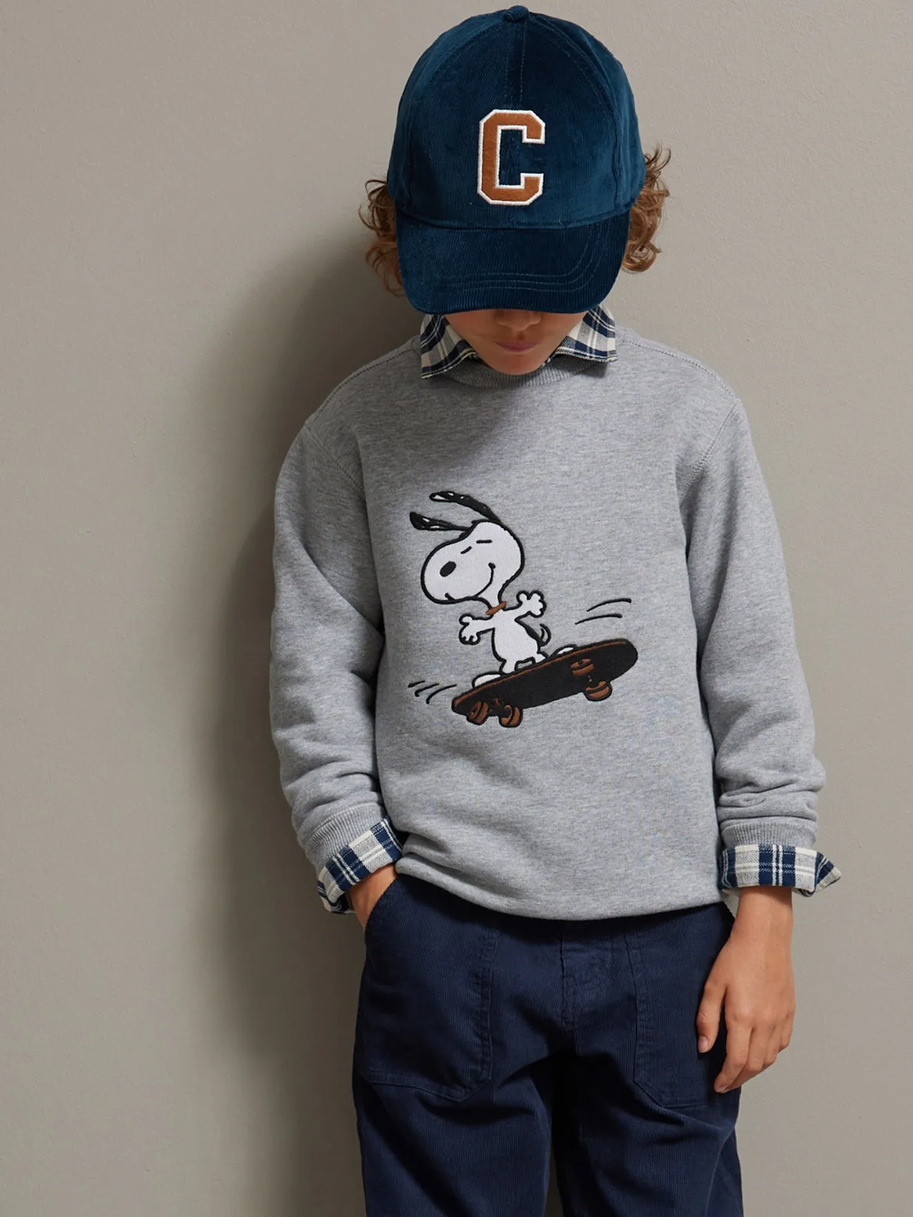 Sweat Enfant Cyrillus x PEANUTS(TM) Collection Snoopy