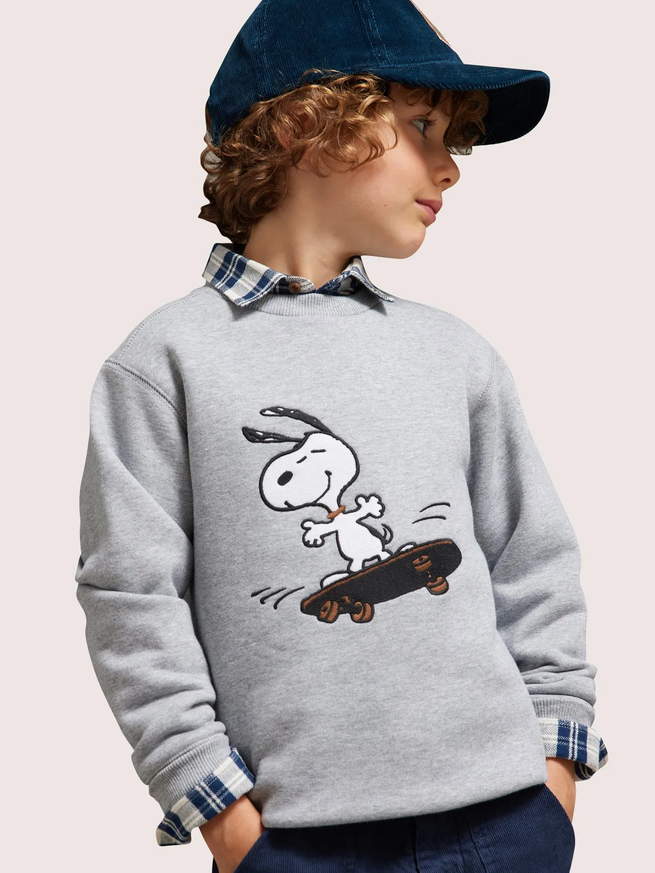 Sweat Enfant Cyrillus x PEANUTS(TM) Collection Snoopy