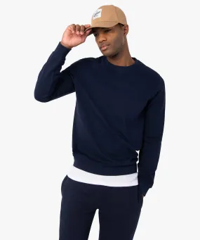 sweat homme avec interieur molletonne bleu sweats