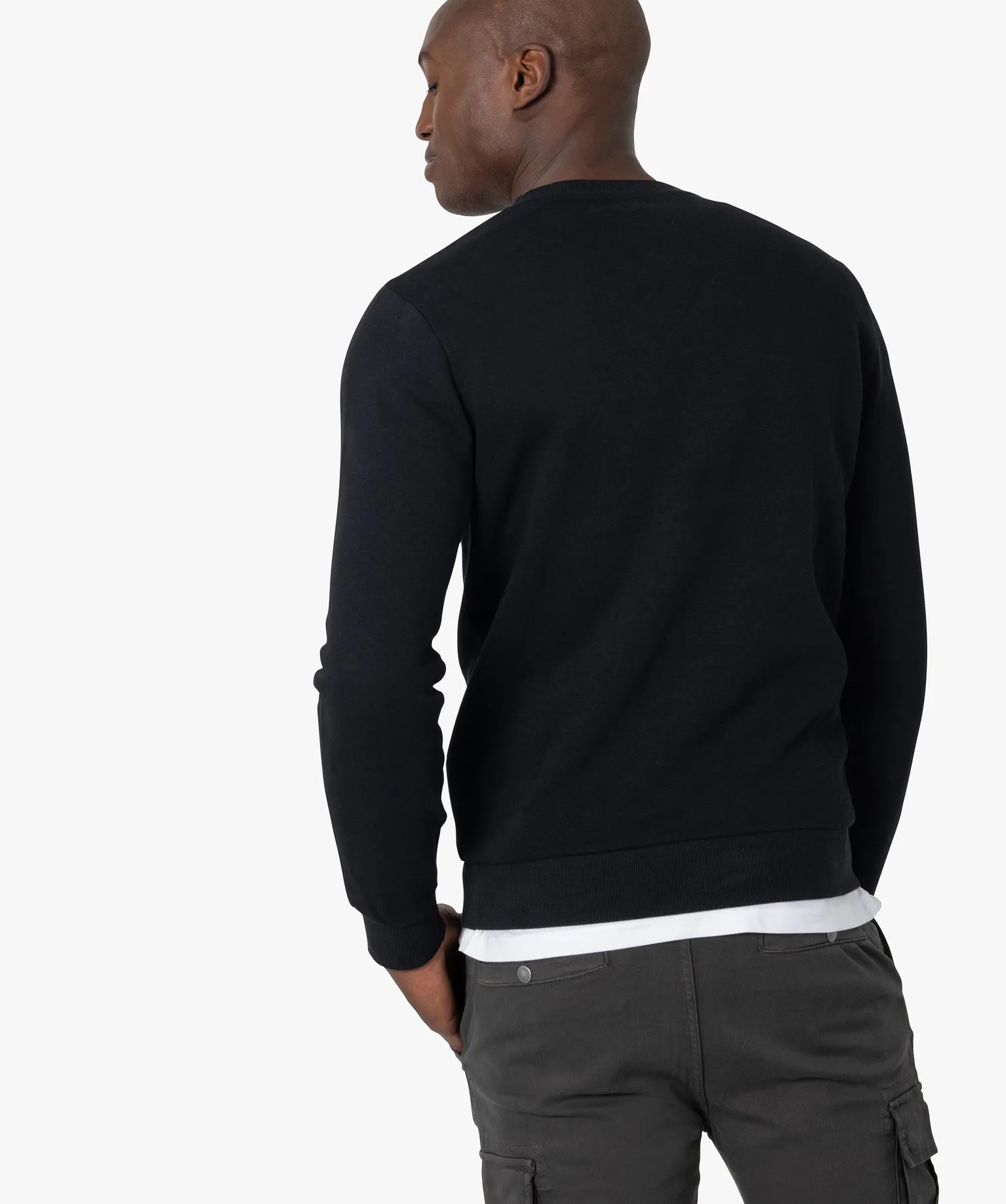 sweat homme avec interieur molletonne noir sweats