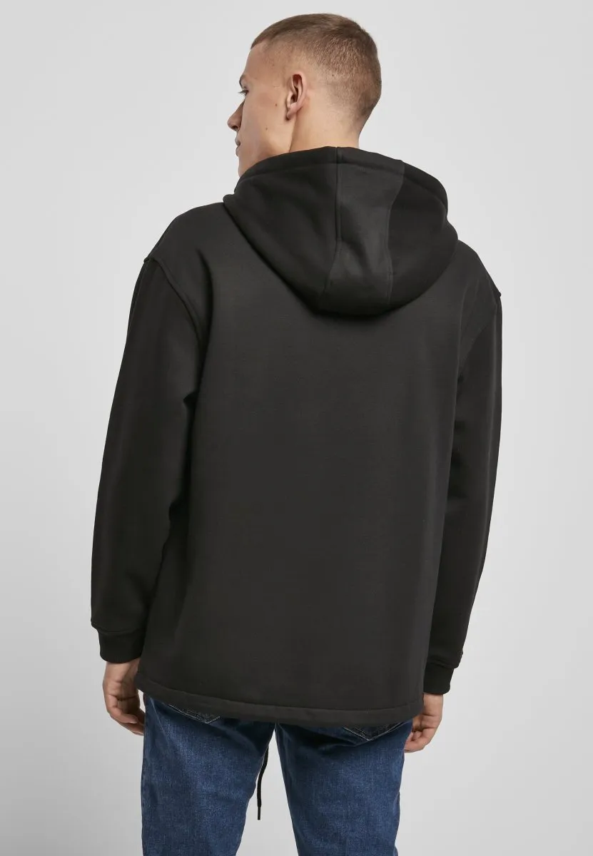 Sweat personnalisé à capuche et col zippé