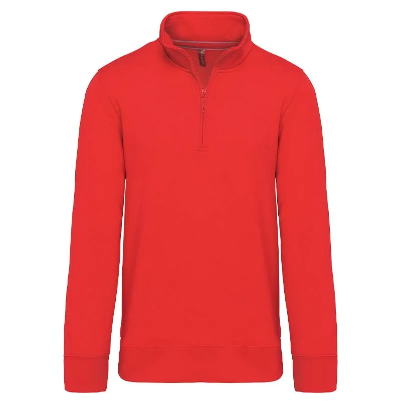 Sweat-shirt de travail homme col zippé K487 - KARIBAN