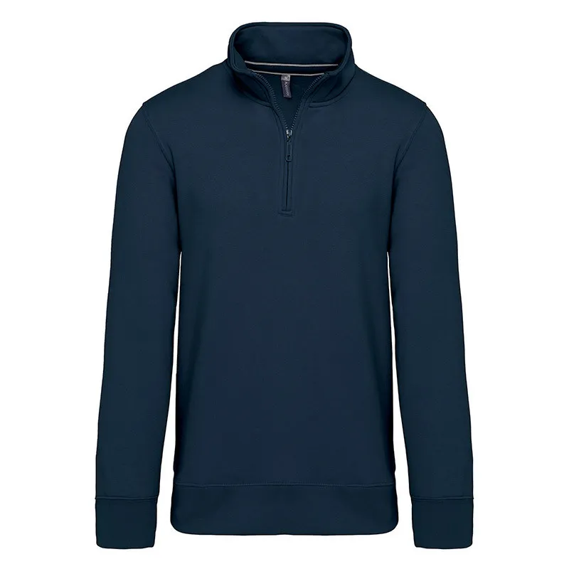 Sweat-shirt de travail homme col zippé K487 - KARIBAN