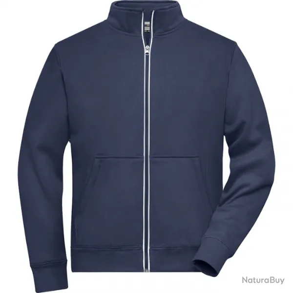 Sweat-Shirt Workwear  bleu marine Homme-JAMES NICHOLSON JN181007