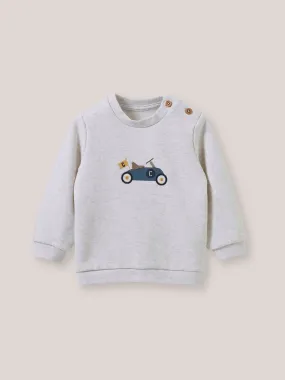 Sweat voiture Bébé - Coton biologique