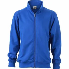 Sweat zippé workwear - Homme - JN836 - bleu roi 