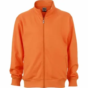 Sweat zippé workwear - Homme - JN836 - orange 