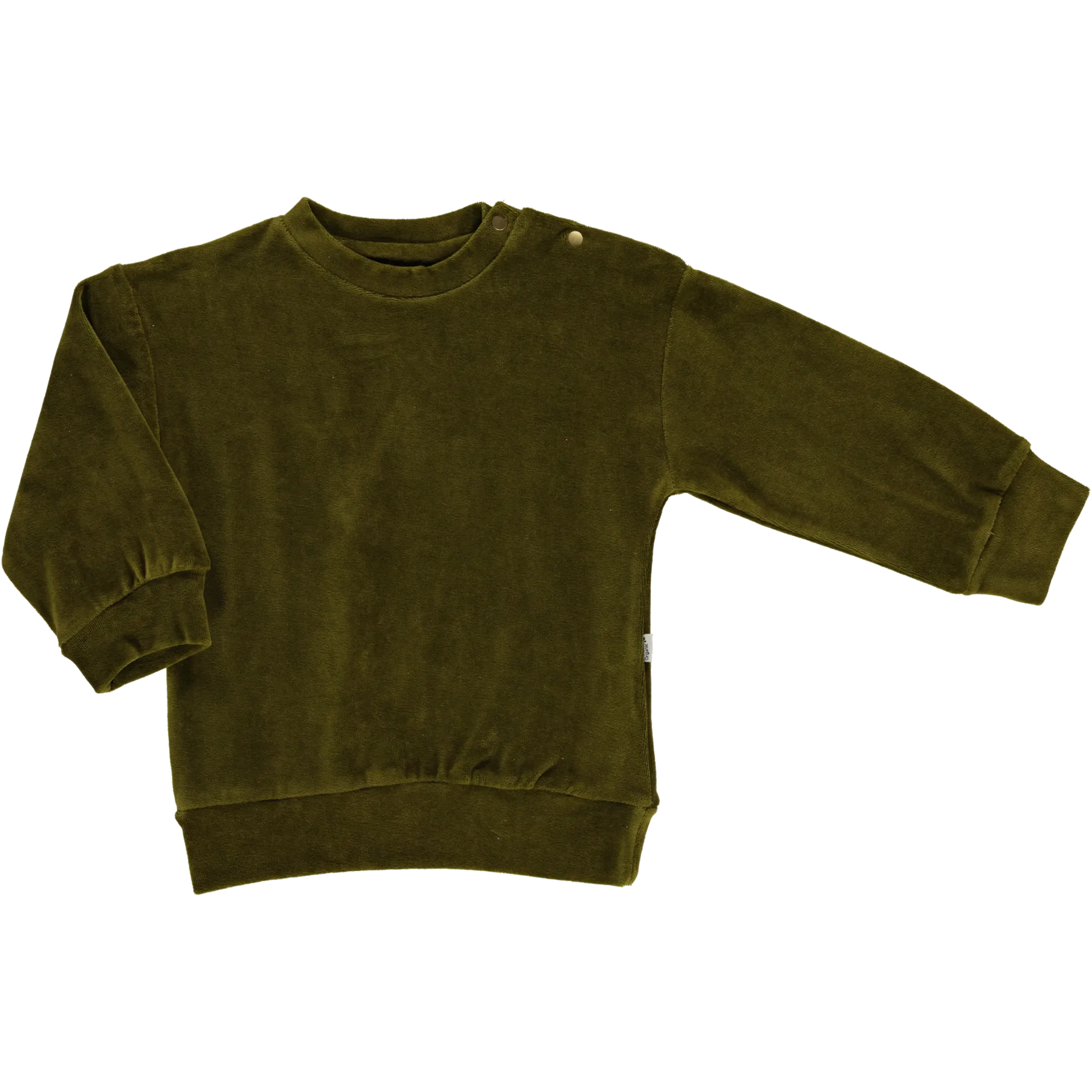 SWEATSHIRT CASSANDRE VELOURS Fir Green