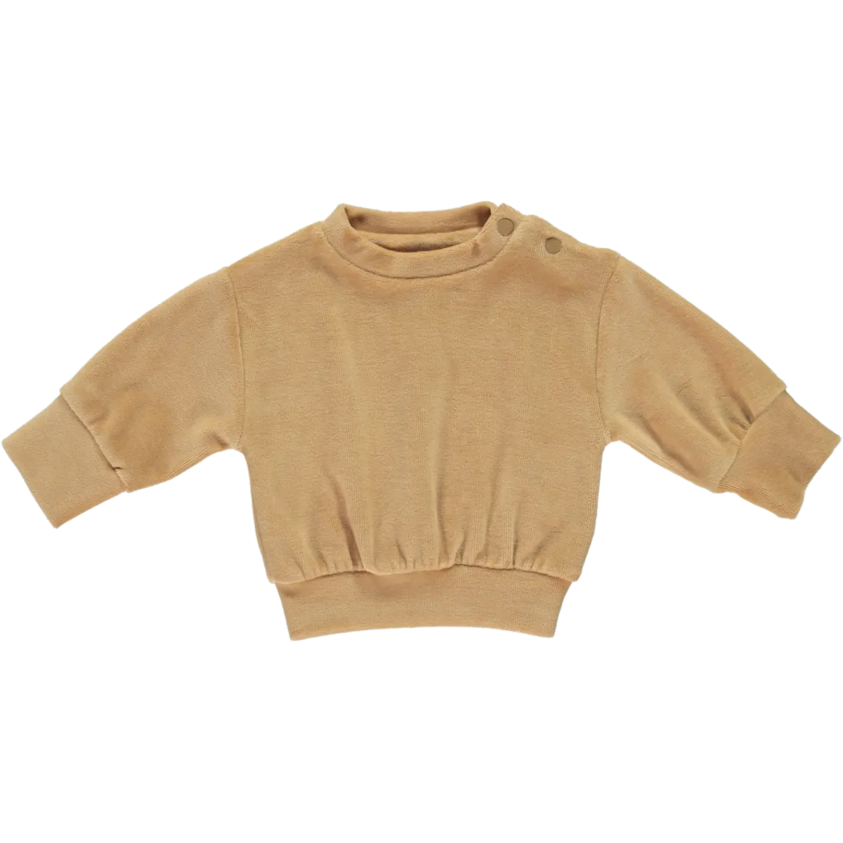 SWEATSHIRT CASSANDRE VELOURS Tan