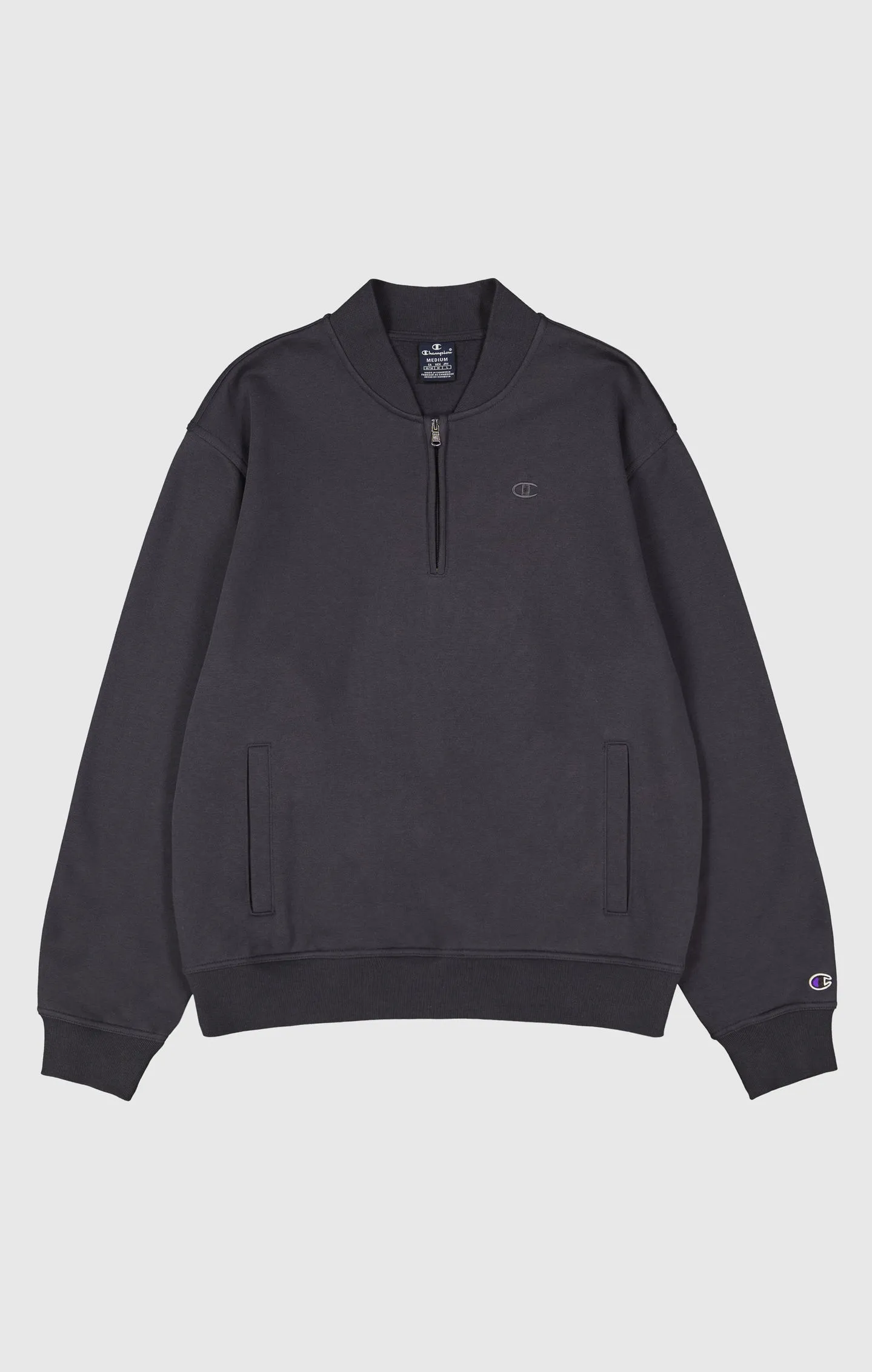 Sweatshirt demi-zippé avec logo ton sur ton | Champion France