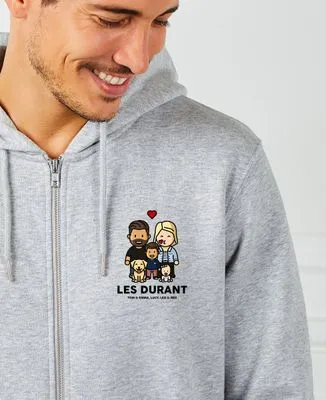 Sweatshirt enfant Famille figurine personnalisé