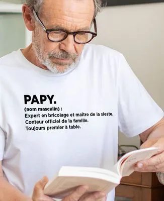 Sweatshirt homme Papy définition