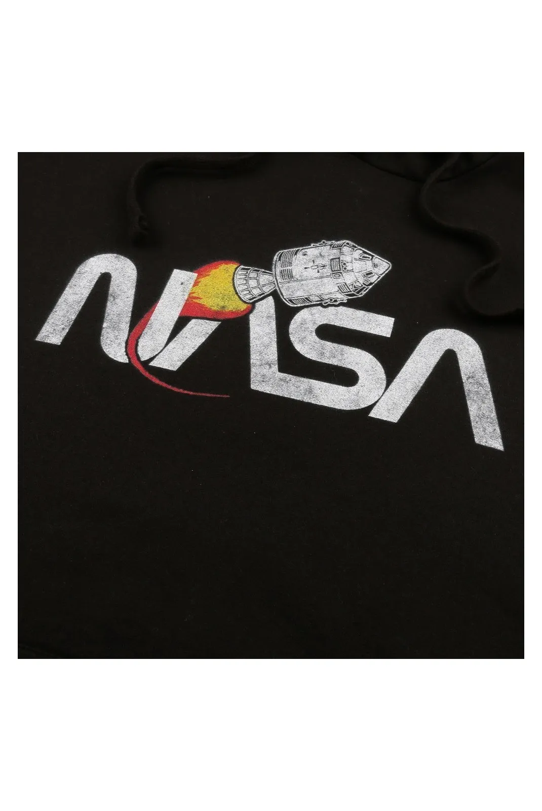 Sweatshirt - NASA - Vintage Rocket - Black - AIMHS004BLK