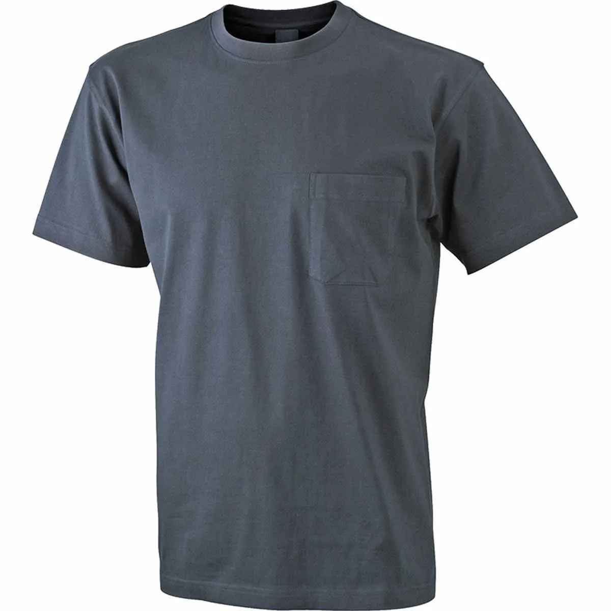 T-shirt homme poche poitrine - JN920 - gris graphite - workwear 