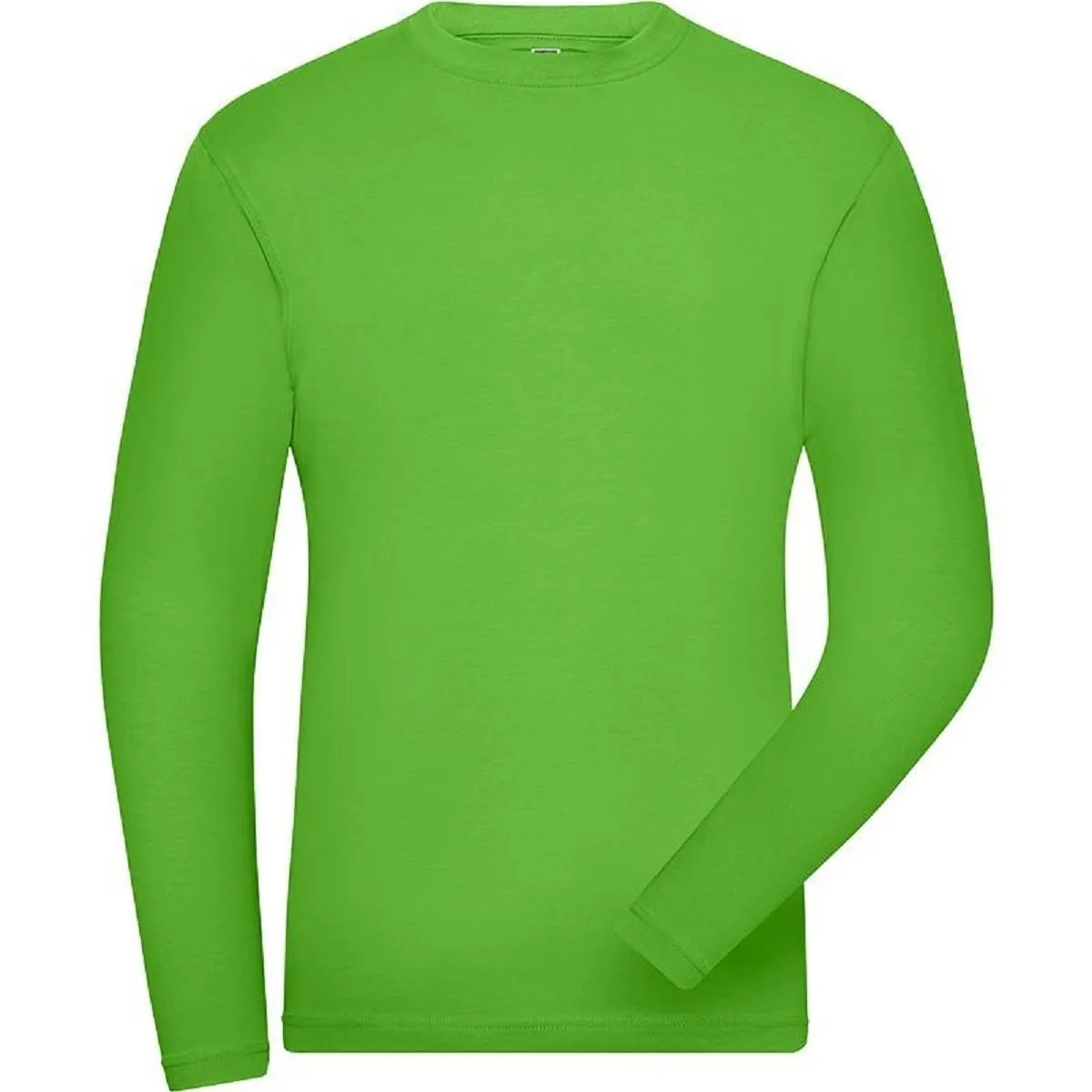 T-shirt workwear BIO manches longues - Homme - JN1804 - vert citron 