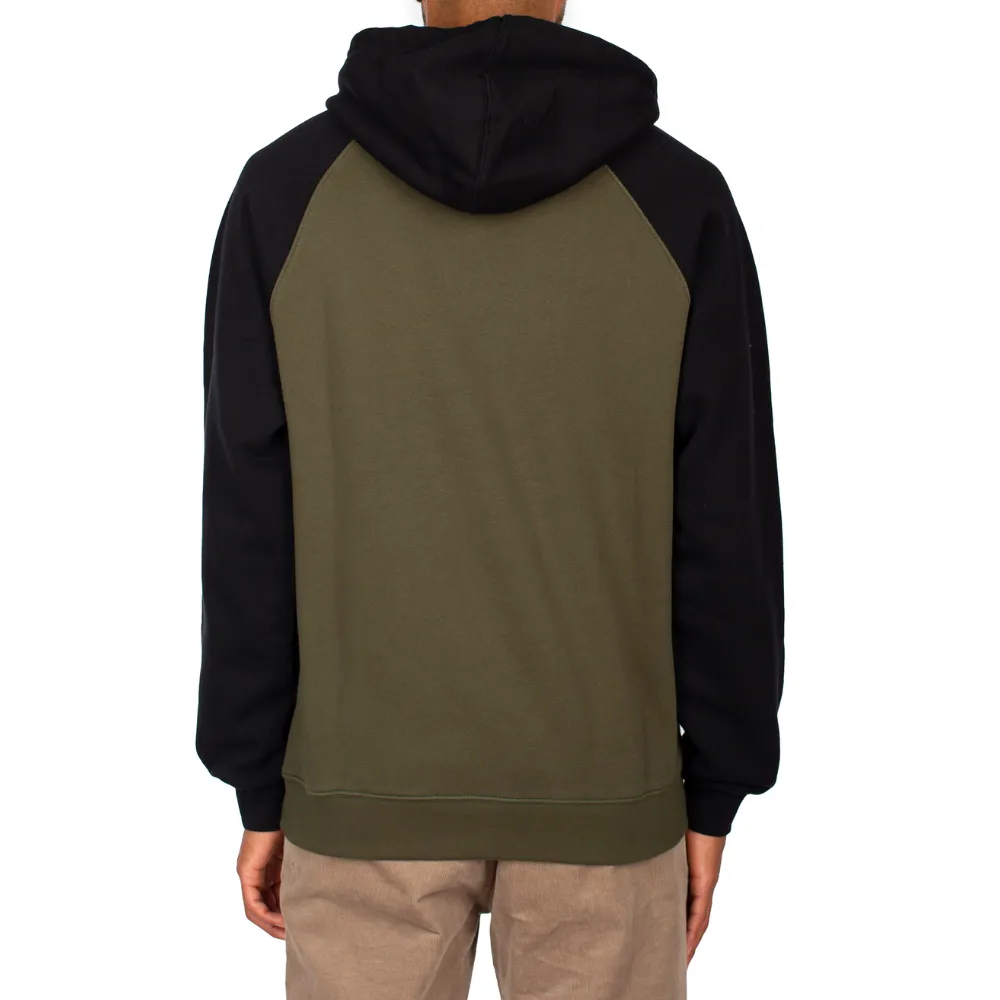 The College Hoodie Olive foncé