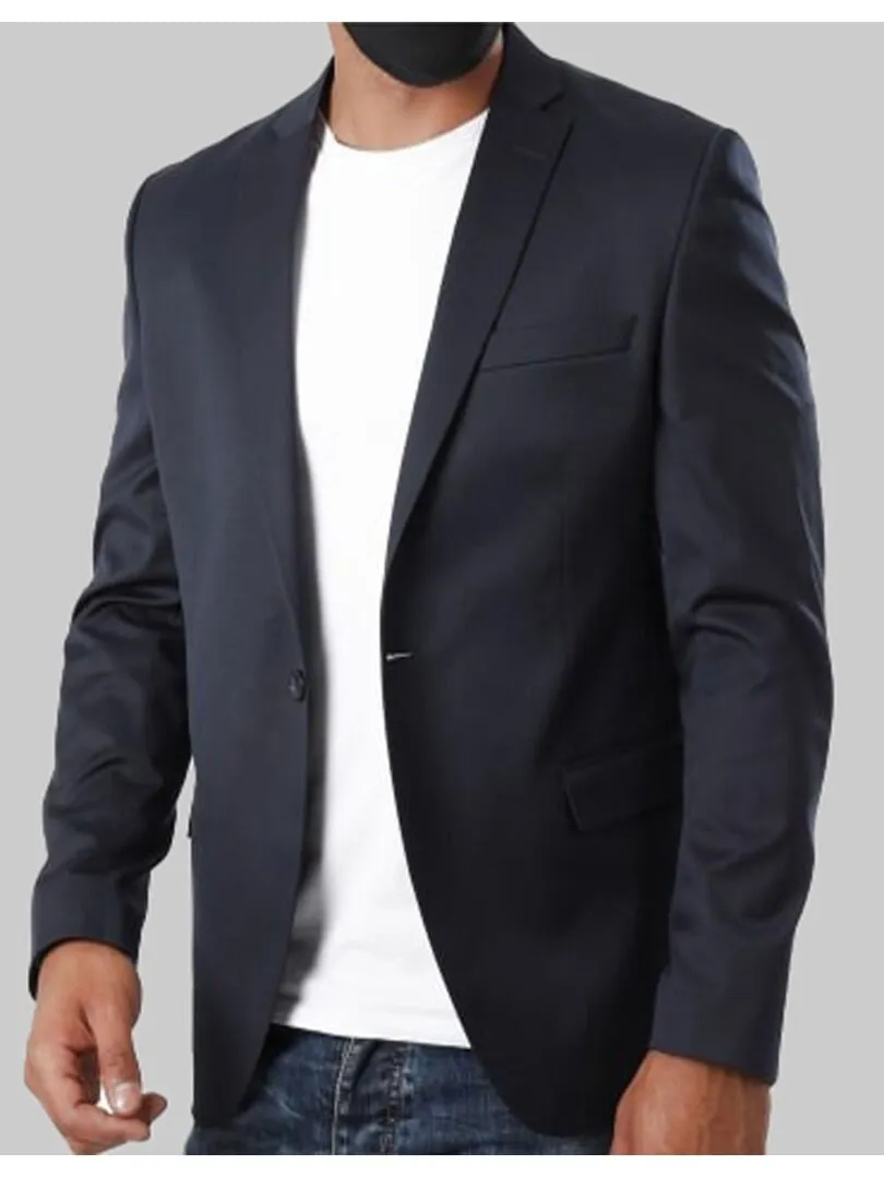 Veste 1 Bouton Kebello - Bleu marine