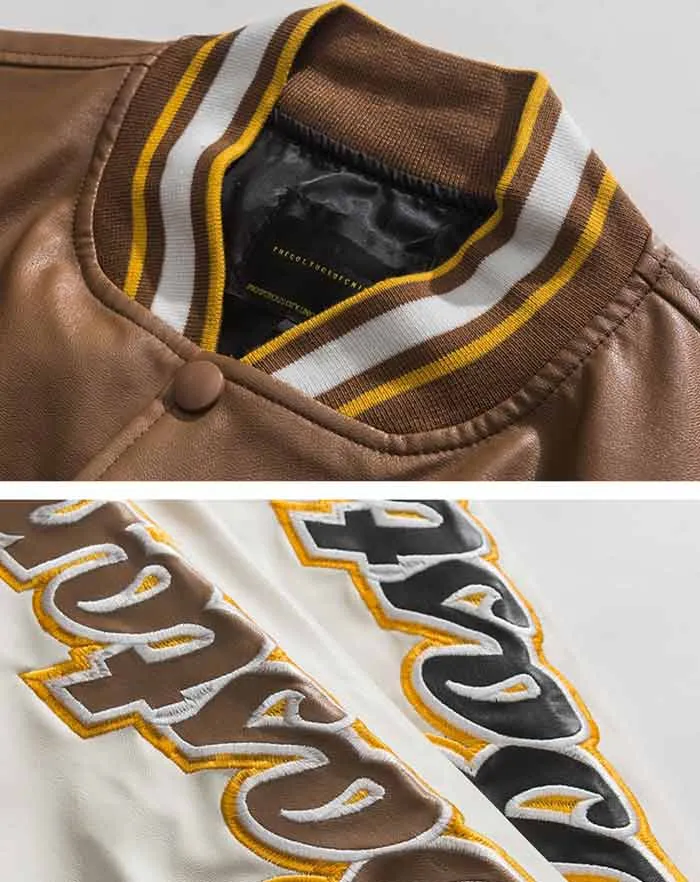 Veste Baseball Marron