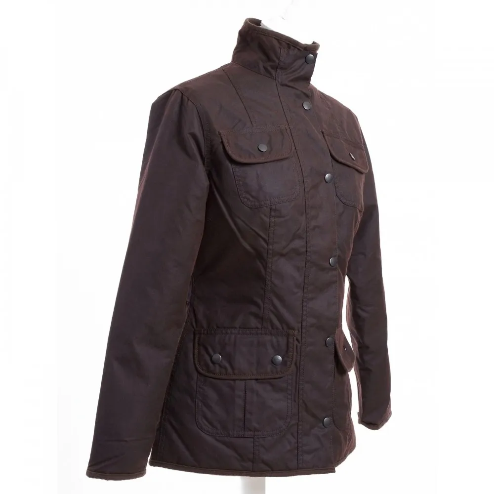 Veste de chasse pour femme en coton enduit