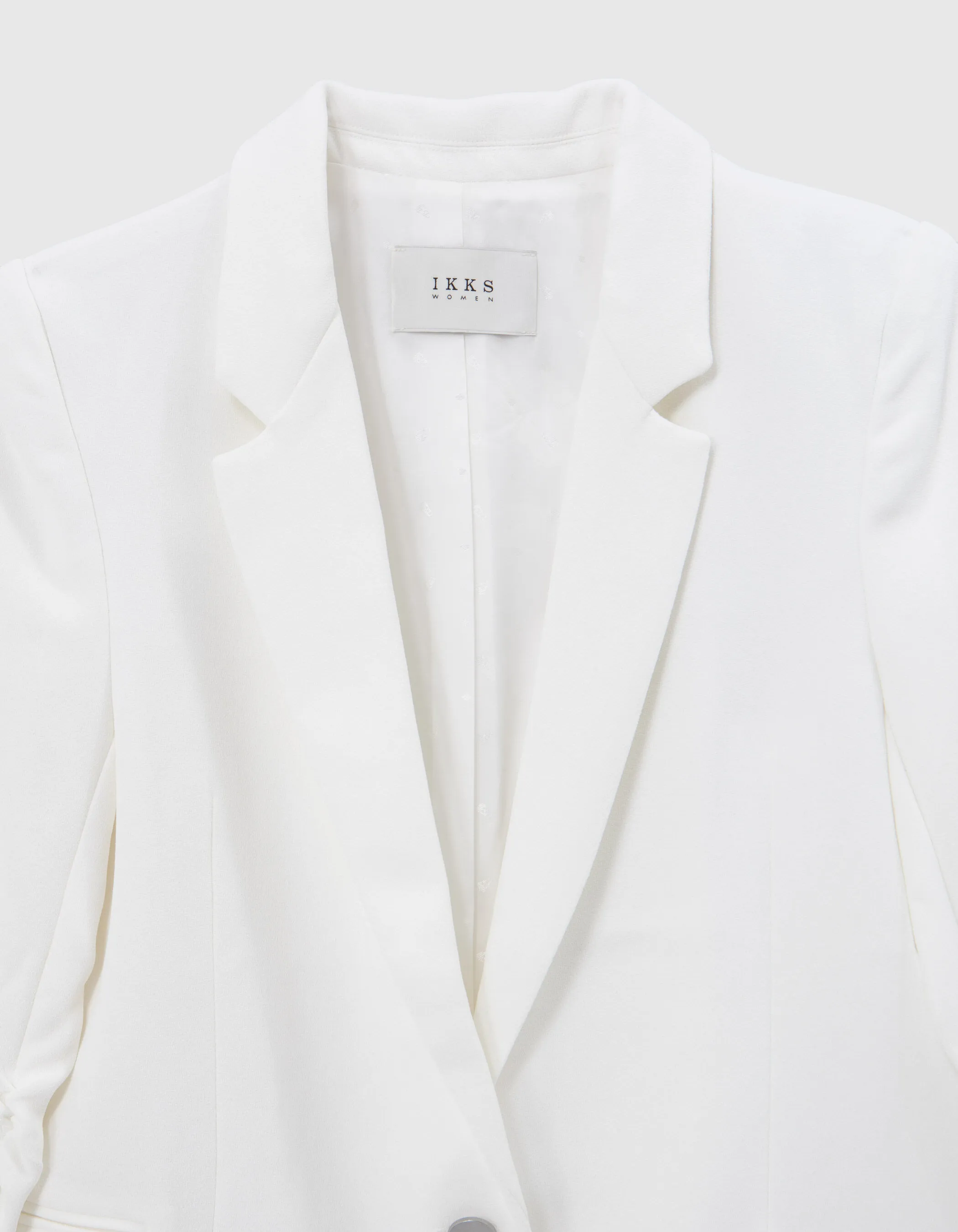 Veste de costume blanc cassé recyclé Femme