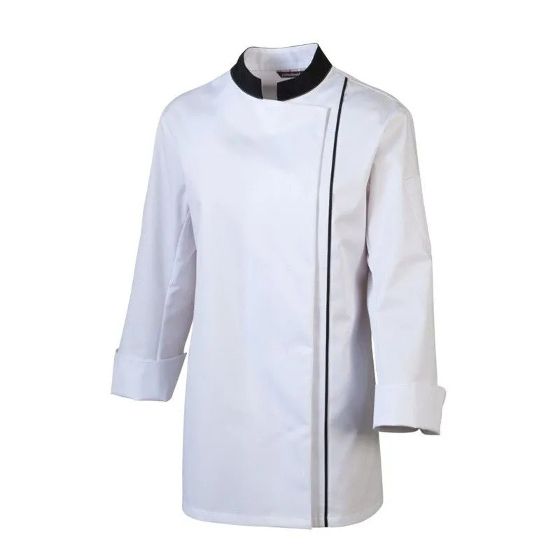 Veste de cuisine blanche femme élégante ML MOLINEL - VPA