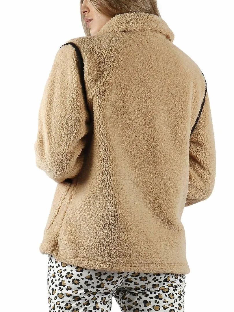 Veste d'intérieur Minnie Leopardo Disney - Marron