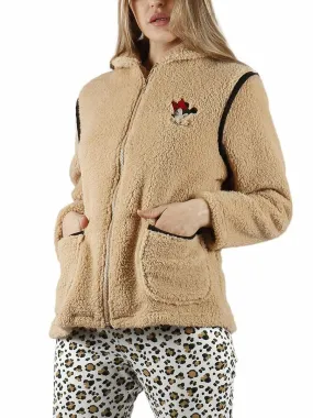 Veste d'intérieur Minnie Leopardo Disney - Marron