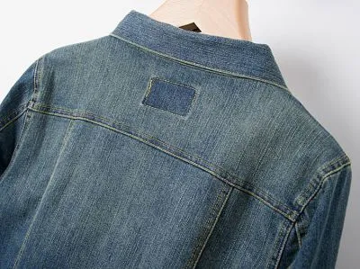 Veste en jeans denim pour femme retro tendance vintage