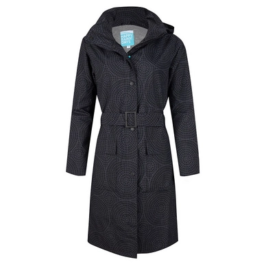 Veste Happy Rainy Days Long Coat Becca Black / Antracite