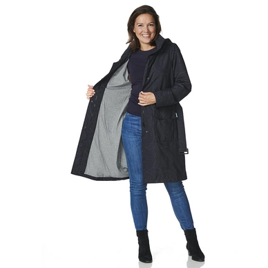 Veste Happy Rainy Days Long Coat Becca Black / Antracite