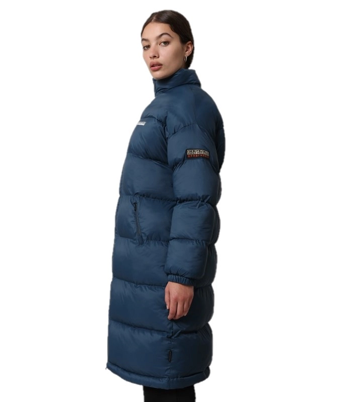 Veste Napapijri Femme A-Box Long Blue French