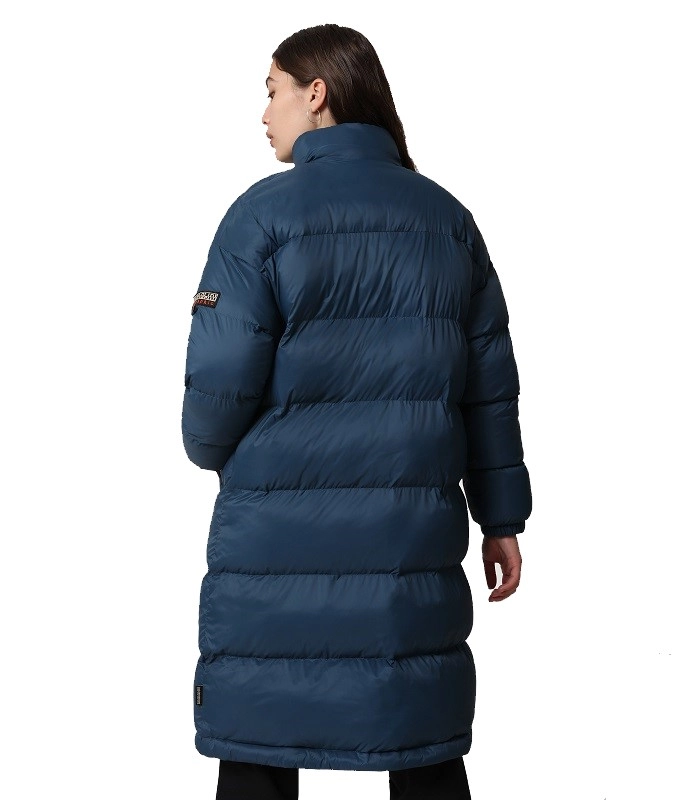 Veste Napapijri Femme A-Box Long Blue French