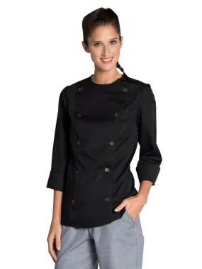 Veste noire de cuisine Dolce design