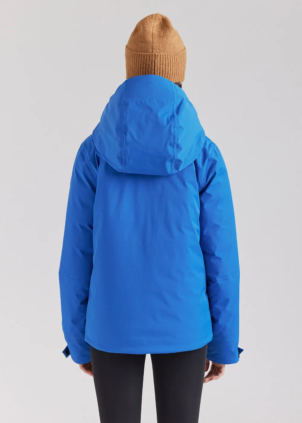 Veste parka en duvet pour femme Pyrenex Nova bleue