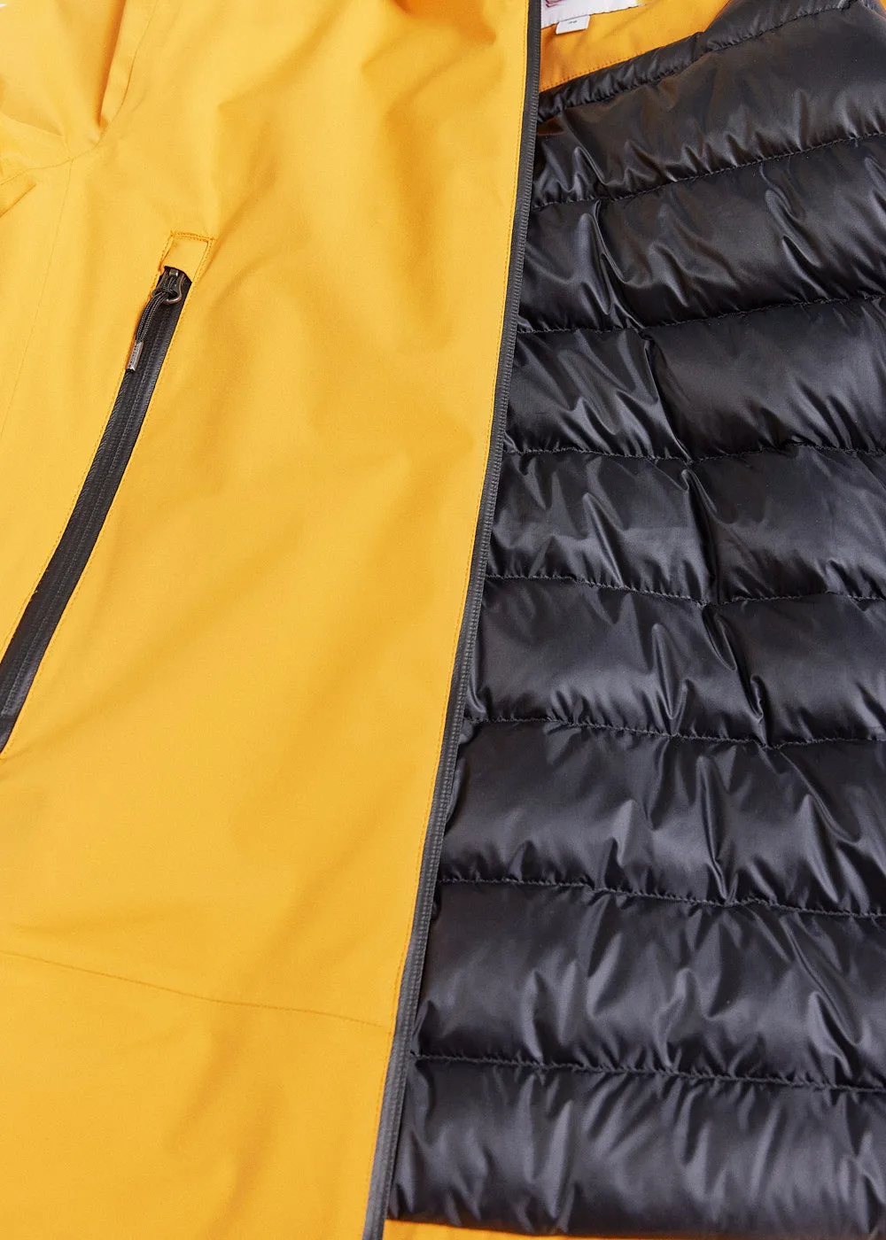 Veste parka en duvet pour femme Pyrenex Nova jaune