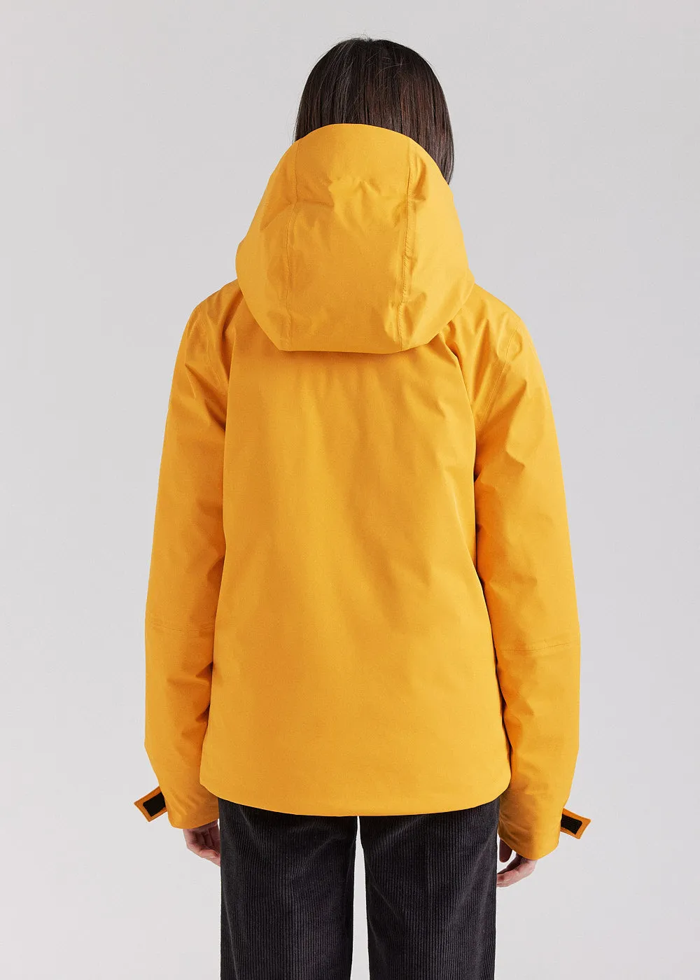 Veste parka en duvet pour femme Pyrenex Nova jaune