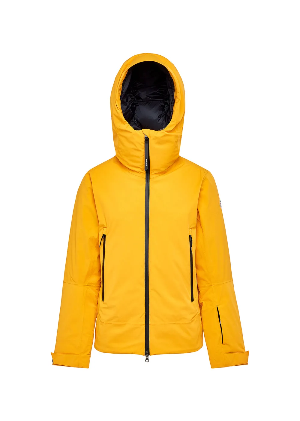 Veste parka en duvet pour femme Pyrenex Nova jaune