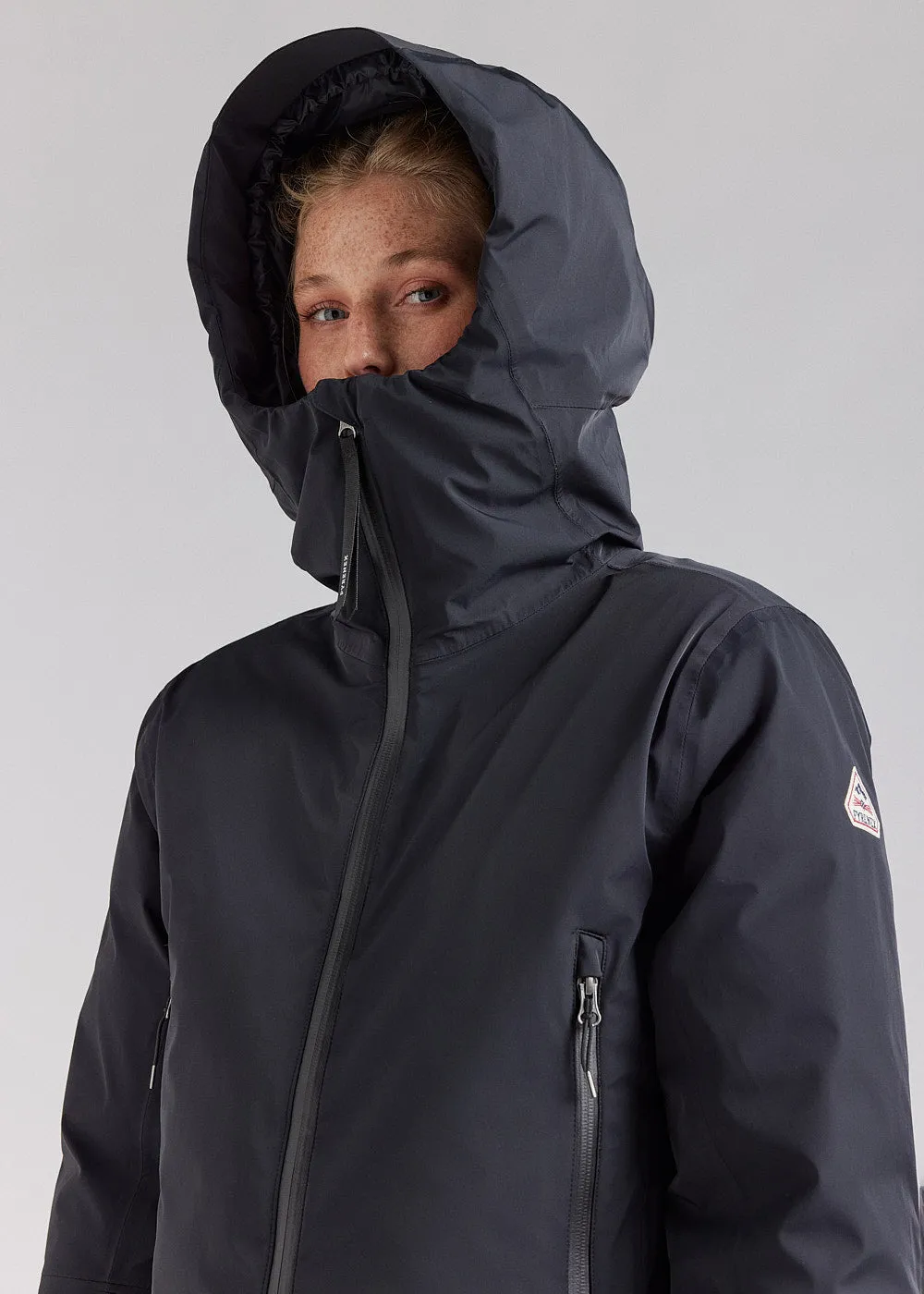 Veste parka en duvet pour femme Pyrenex Nova noire