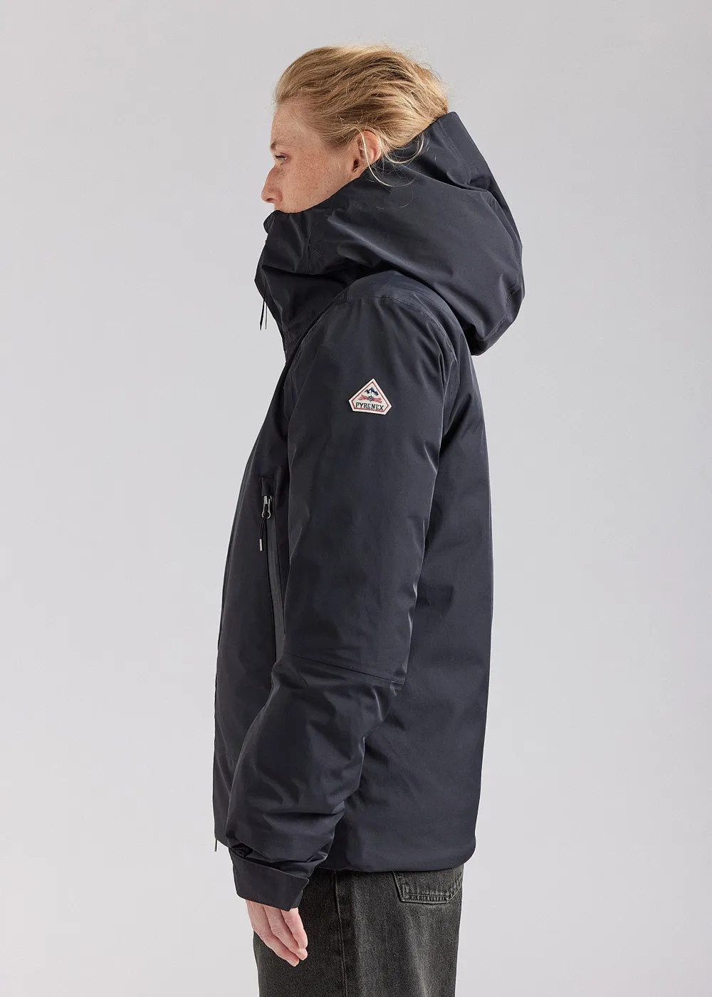 Veste parka en duvet pour femme Pyrenex Nova noire