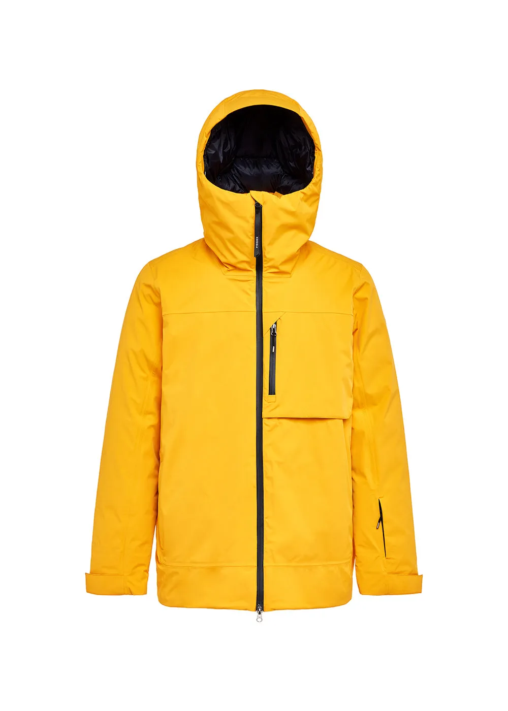 Veste parka imperméable homme Pyrenex Gravity 2 en duvet naturel cadium yellow