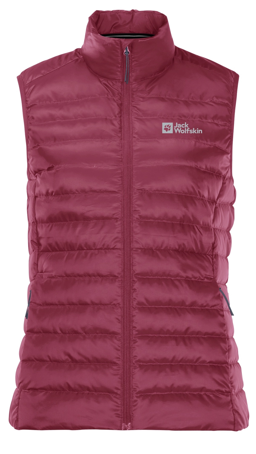 Veste Sans Manche Jack Wolfskin Femme Pack & Go Down Vest Sangria Red