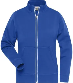 Veste sweat zippée workwear - Femme - JN1809 - bleu roi 