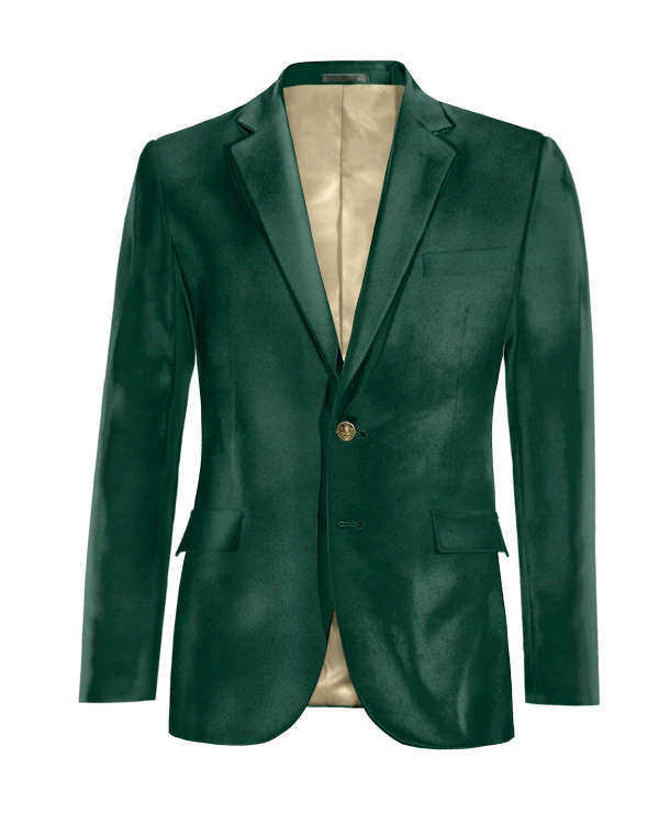 Veste verte en velours édition limitée