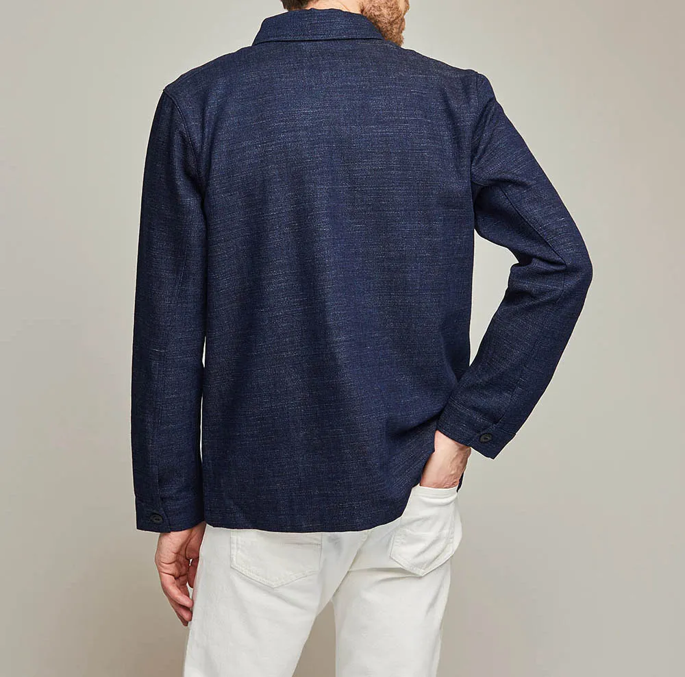 Veste workwear indigo pour homme - BonneGueule