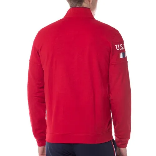 Veste zippé Us Polo Assn Uspa rouge